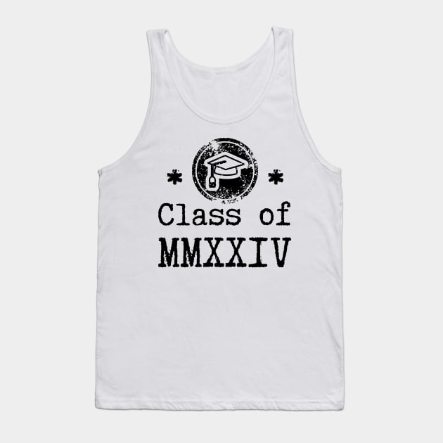 Class of 2024 Roman Numbers Tank Top by stressless